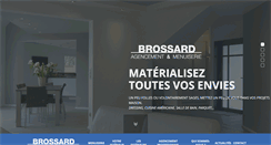 Desktop Screenshot of menuiserie-brossard.com